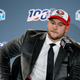Nick Bosa of Ohio State speaks to the media after being selected with the second pick in the first round of the NFL Draft by the San Francisco 49ers on April 25, 2019 in Nashville, Tennessee.
